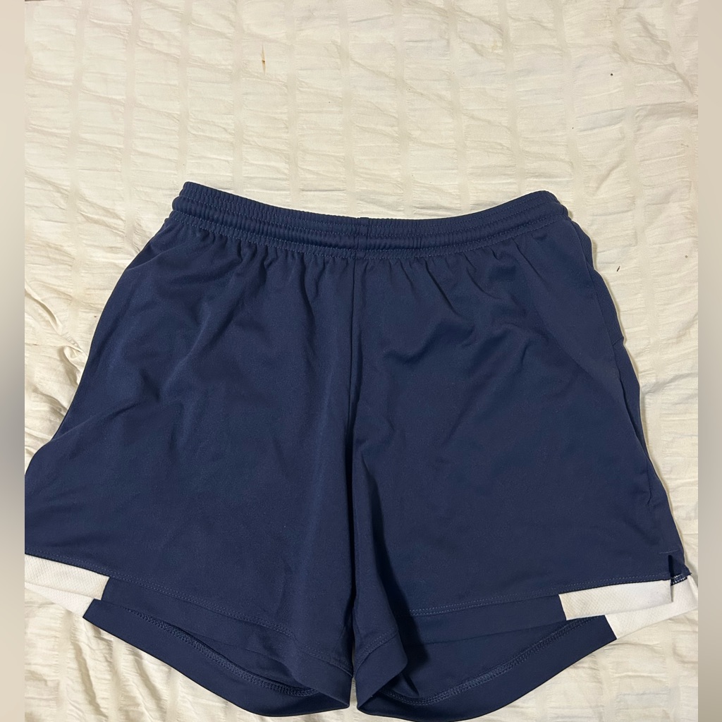 SportTek Mens Deep Blue Athletic Shorts